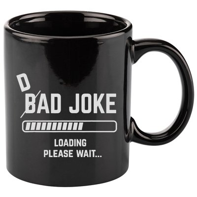 Dad Joke Loading Please Wait Daddy Father Humor 11oz C Handle Ceramic Mug