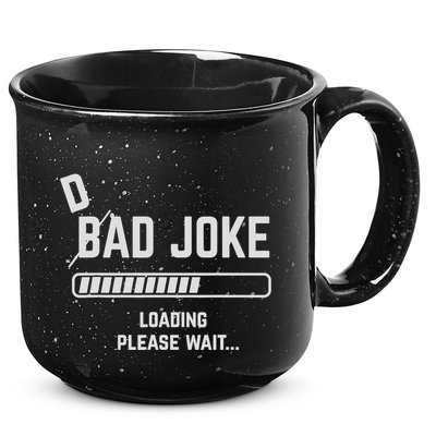 Dad Joke Loading Please Wait Daddy Father Humor 15oz Campfire Ceramic Mug