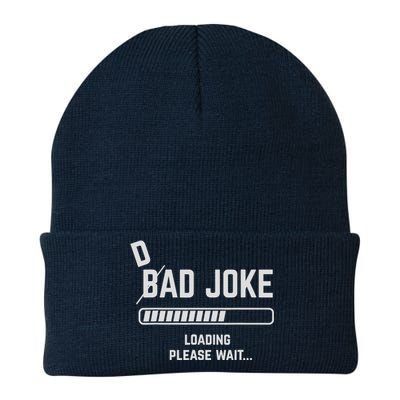 Dad Joke Loading Please Wait Daddy Father Humor Knit Cap Winter Beanie