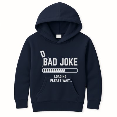 Dad Joke Loading Please Wait Daddy Father Humor Kids Hoodie