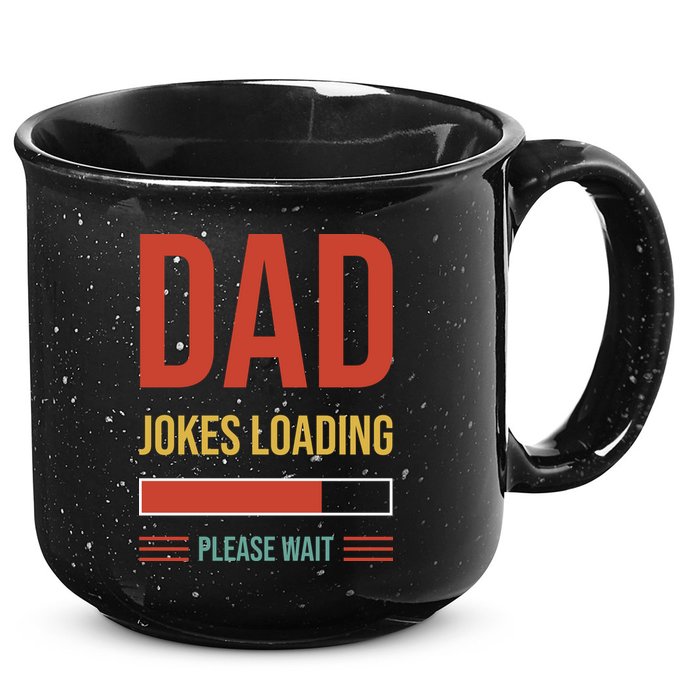 Dad Jokes Loading Funny Father T 15oz Campfire Ceramic Mug