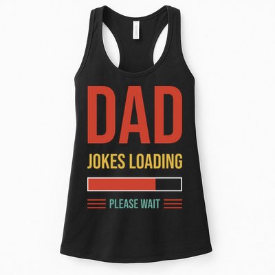 Dad Jokes Loading Funny Father T Womens Tank Top