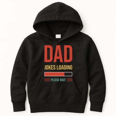 Dad Jokes Loading Funny Father T Kids Hoodie