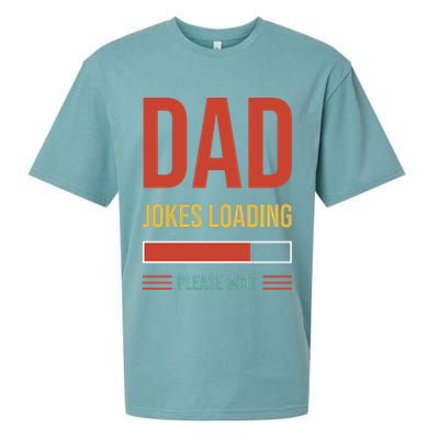 Dad Jokes Loading Funny Father T Sueded Cloud Jersey T-Shirt