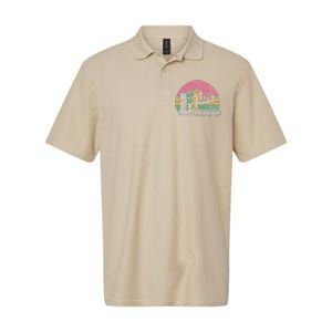 DonT Just Lift Be A Savage Motivational Quote Softstyle Adult Sport Polo