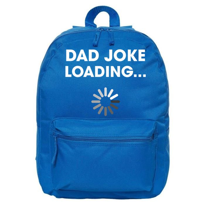 Dad Joke Loading Funny Father Grandpa Humor Gift 16 in Basic Backpack