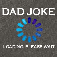 Dad Joke Loading Please Wait Funny Gift Cotton Canvas Backpack