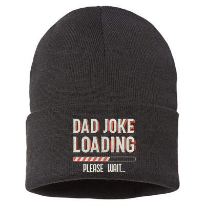 Dad Joke Loading Please Wait Sustainable Knit Beanie