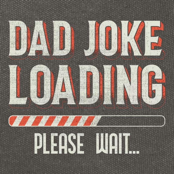 Dad Joke Loading Please Wait Cotton Canvas Backpack
