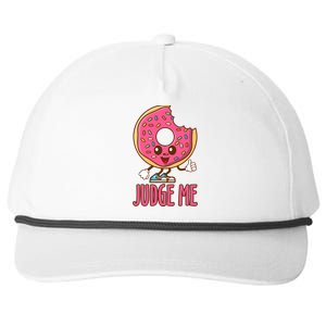 Donut Judge Me Doughnuts Snapback Five-Panel Rope Hat