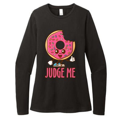 Donut Judge Me Doughnuts Womens CVC Long Sleeve Shirt