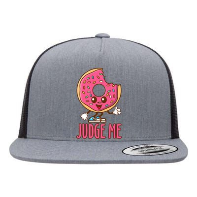 Donut Judge Me Doughnuts Flat Bill Trucker Hat