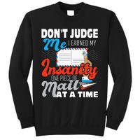 Dont Judge Me Postal Worker Mailman Postman Mail Carrier Sweatshirt