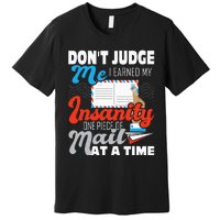 Dont Judge Me Postal Worker Mailman Postman Mail Carrier Premium T-Shirt