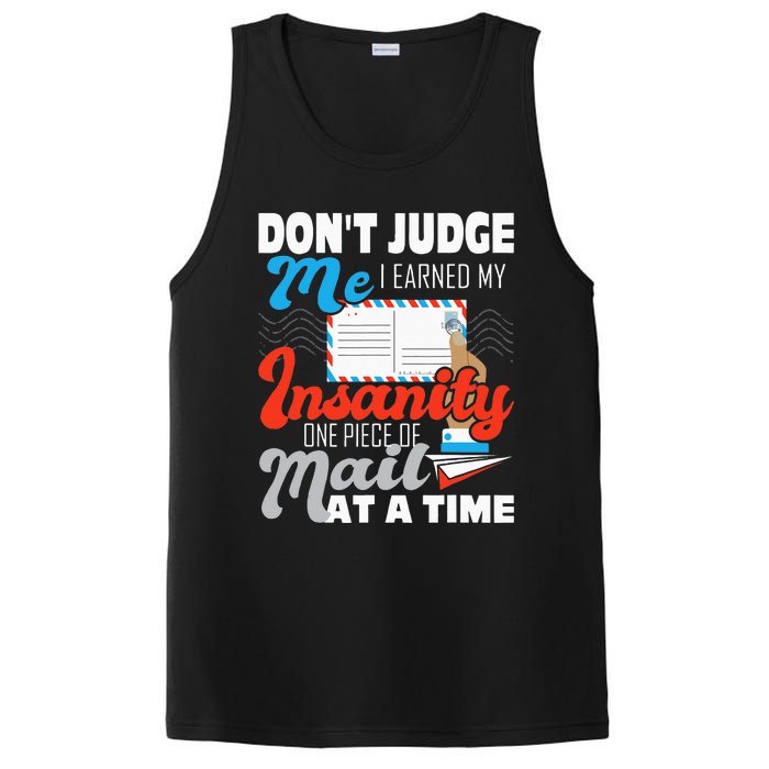 Dont Judge Me Postal Worker Mailman Postman Mail Carrier PosiCharge Competitor Tank