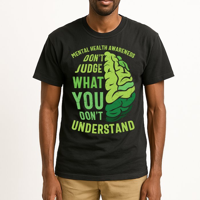 Dont Judge Mental Health Awareness Tall T-Shirt