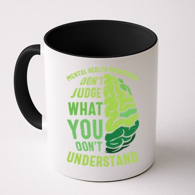 Dont Judge Mental Health Awareness Mug