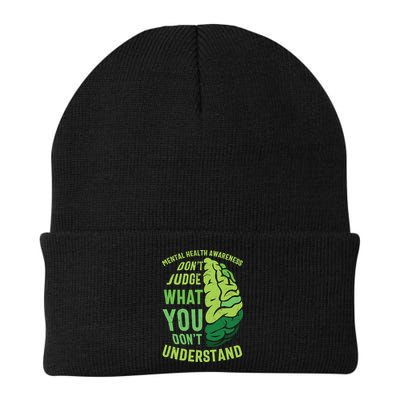 Dont Judge Mental Health Awareness Beanie