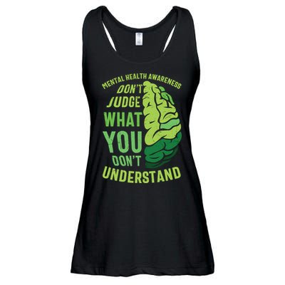 Dont Judge Mental Health Awareness Ladies Essential Flowy Tank