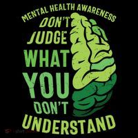 Dont Judge Mental Health Awareness Baby Bodysuit