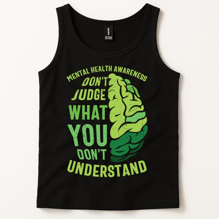 Dont Judge Mental Health Awareness Tank Top