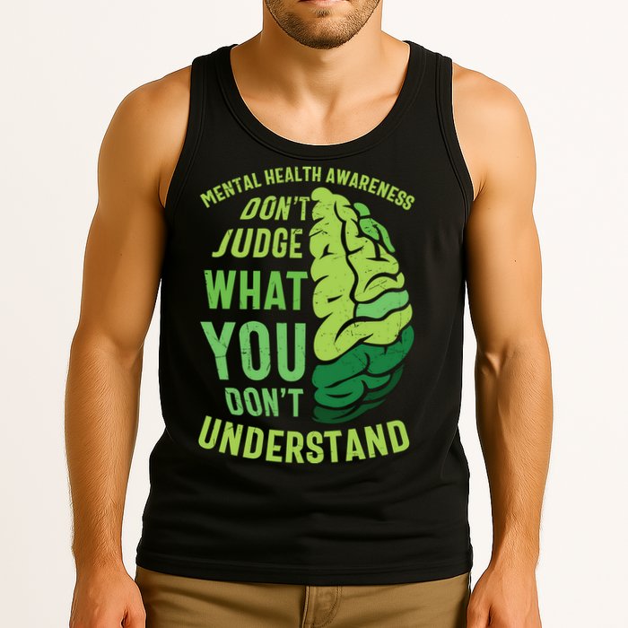 Dont Judge Mental Health Awareness Tank Top