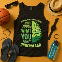Dont Judge Mental Health Awareness Tank Top