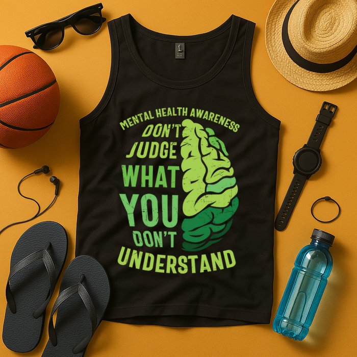 Dont Judge Mental Health Awareness Tank Top