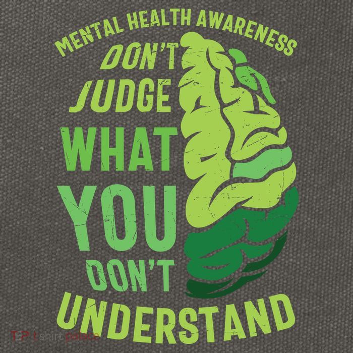 Dont Judge Mental Health Awareness Cotton Canvas Backpack