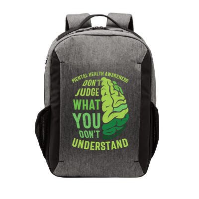 Dont Judge Mental Health Awareness Vector Backpack