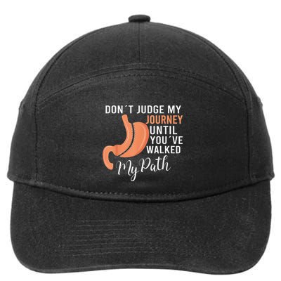 DonT Judge My Journey Until YouVe Walked My Path 7-Panel Snapback Hat