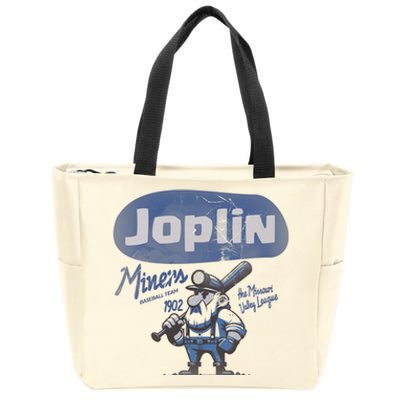 Defunct Joplin Miners Baseball Team Minor League Baseball Team Zip Tote Bag