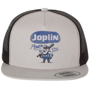 Defunct Joplin Miners Baseball Team Minor League Baseball Team Flat Bill Trucker Hat