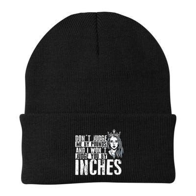 DonT Judge Me By Pounds And I WonT Judge You By Inches Knit Cap Winter Beanie