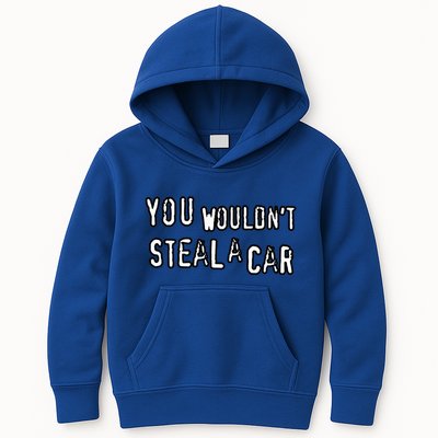Dad Joke Movie Pirate You Wouldnt Steal A Car Pirate Costume Kids Hoodie