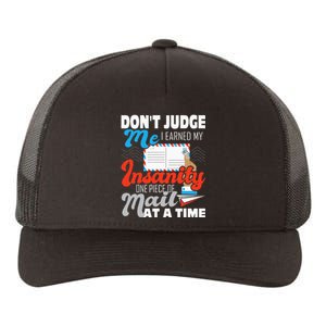 Dont Judge Me Postal Worker Mailman Postman Mail Carrier Yupoong Adult 5-Panel Trucker Hat