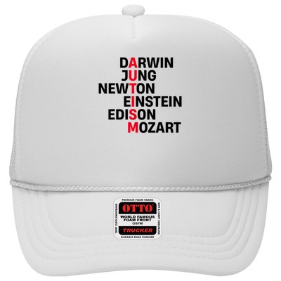 Darwin Jung Newton Einstein Edison Mozart Autism Awareness Trucker Hat