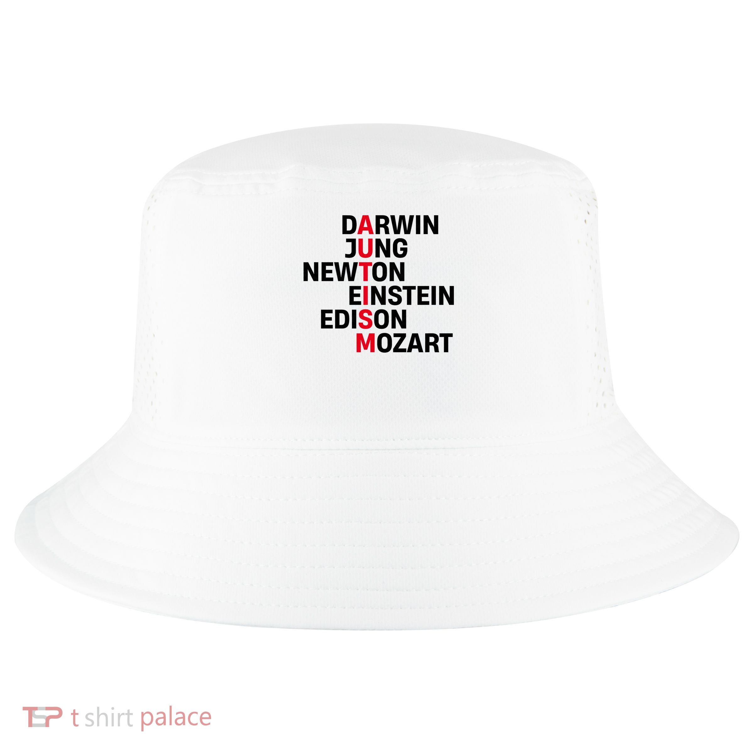Darwin Jung Newton Einstein Edison Mozart Autism Awareness Cool Comfort Performance Bucket Hat
