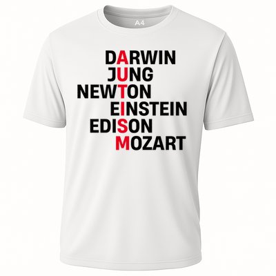 Darwin Jung Newton Einstein Edison Mozart Autism Awareness Cooling Performance Crew T-Shirt