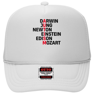Darwin Jung Newton Einstein Edison Mozart Autism Awareness Trucker Hat
