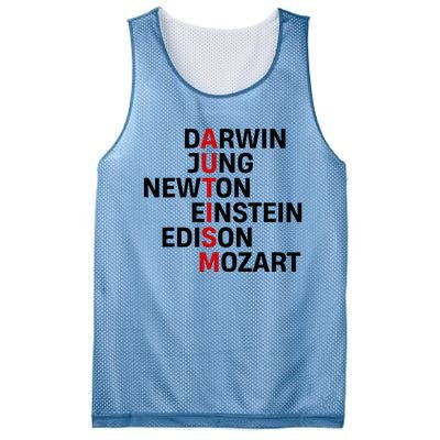 Darwin Jung Newton Einstein Edison Mozart Mesh Reversible Basketball Jersey Tank