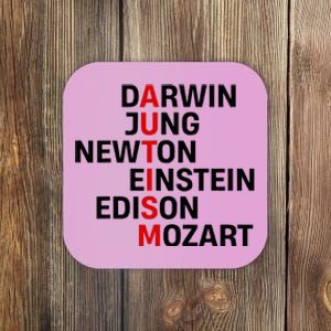 Darwin Jung Newton Einstein Edison Mozart Coaster