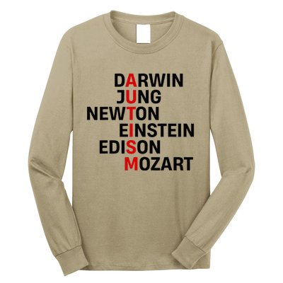 Darwin Jung Newton Einstein Edison Mozart Long Sleeve Shirt