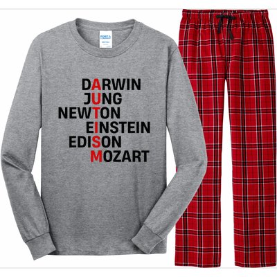 Darwin Jung Newton Einstein Edison Mozart Long Sleeve Pajama Set