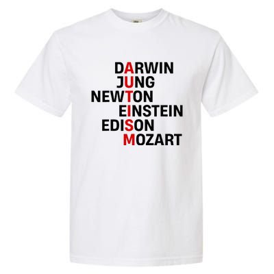 Darwin Jung Newton Einstein Edison Mozart Autism Awareness Garment-Dyed Heavyweight T-Shirt