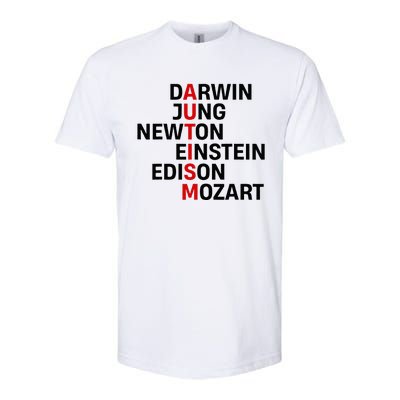 Darwin Jung Newton Einstein Edison Mozart Autism Awareness Softstyle® CVC T-Shirt