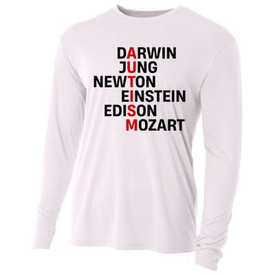 Darwin Jung Newton Einstein Edison Mozart Autism Awareness Cooling Performance Long Sleeve Crew