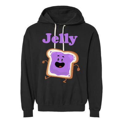 Dancing Jelly Peanut Butter And Jelly Garment-Dyed Fleece Hoodie