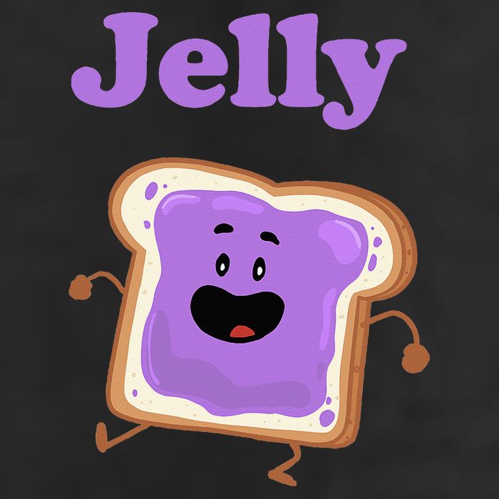 Dancing Jelly Peanut Butter And Jelly 7 Panel Mesh Trucker Snapback Hat