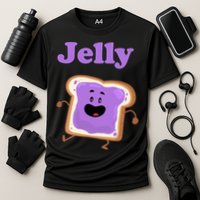Dancing Jelly Peanut Butter And Jelly Cooling Performance Crew T-Shirt